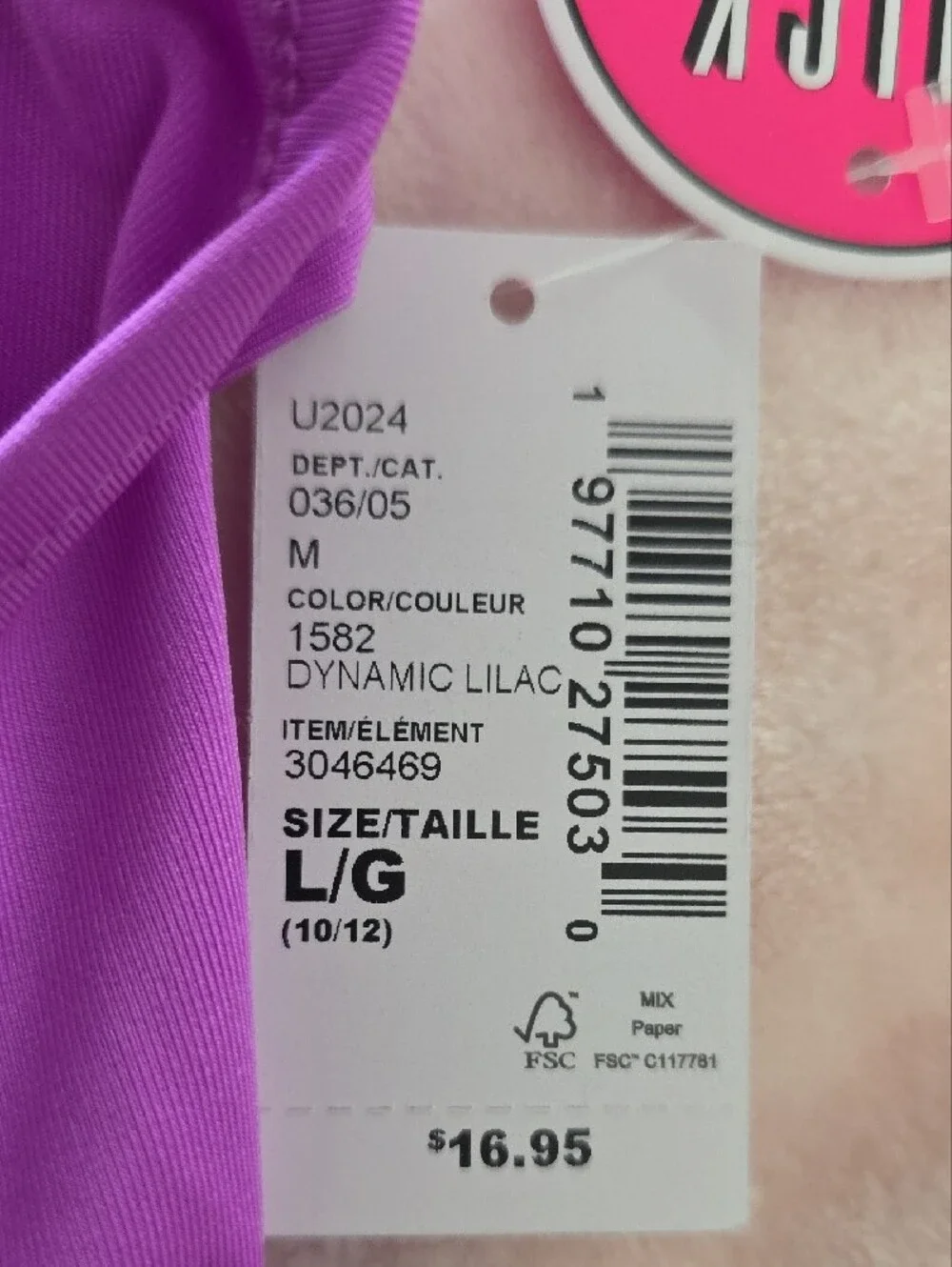 The Children's Place Bright Lavender Twist-Knot Tank Top